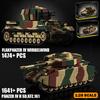 WW2 Military Panzer IV Sd.Kfz.161 Tank Building Blocks German Flakpanzer IV Anti Aircraft Gun Soldiers Bricks Toys for Kids Gift