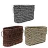 Wicker Toilet Paper Basket with Lid for Bathroom Storage Multipurpose Decorative Holder for Closet Elegant Styles