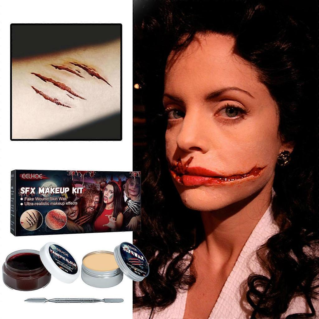 Festival Skin Wax Plasma Makeup Set Makeup Horror Party Makeup Props