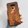 Soft Shockproof Phone Case For LG K50S Bumper Silicone Black Case New Design Viral Pattern Koi Shell Cute Colorful Cover