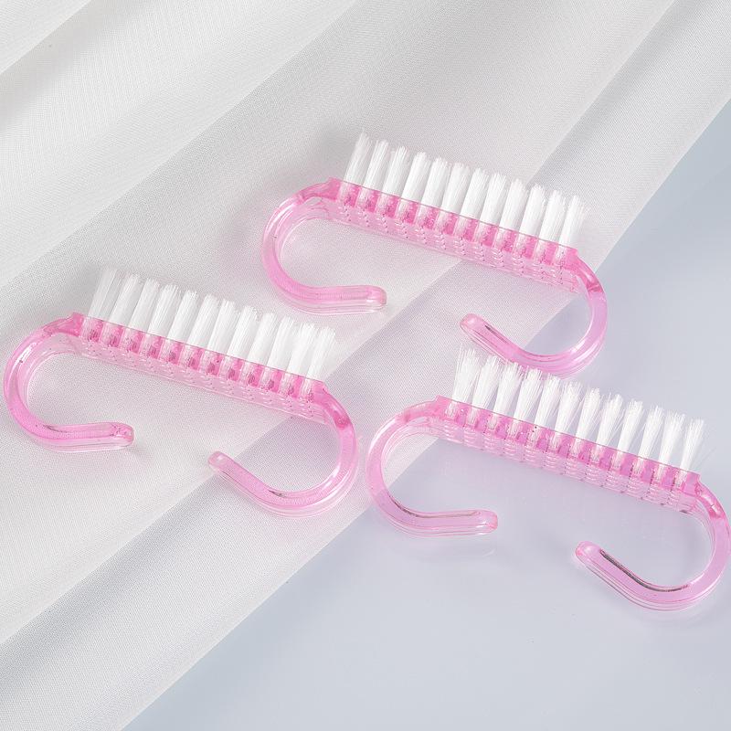 10 Adet Tırnak Fırçası Seti Sanat Manikür Pedikür Yumuşak Toz Kaldırmak Plastik Temizleme Dosyası Araçları