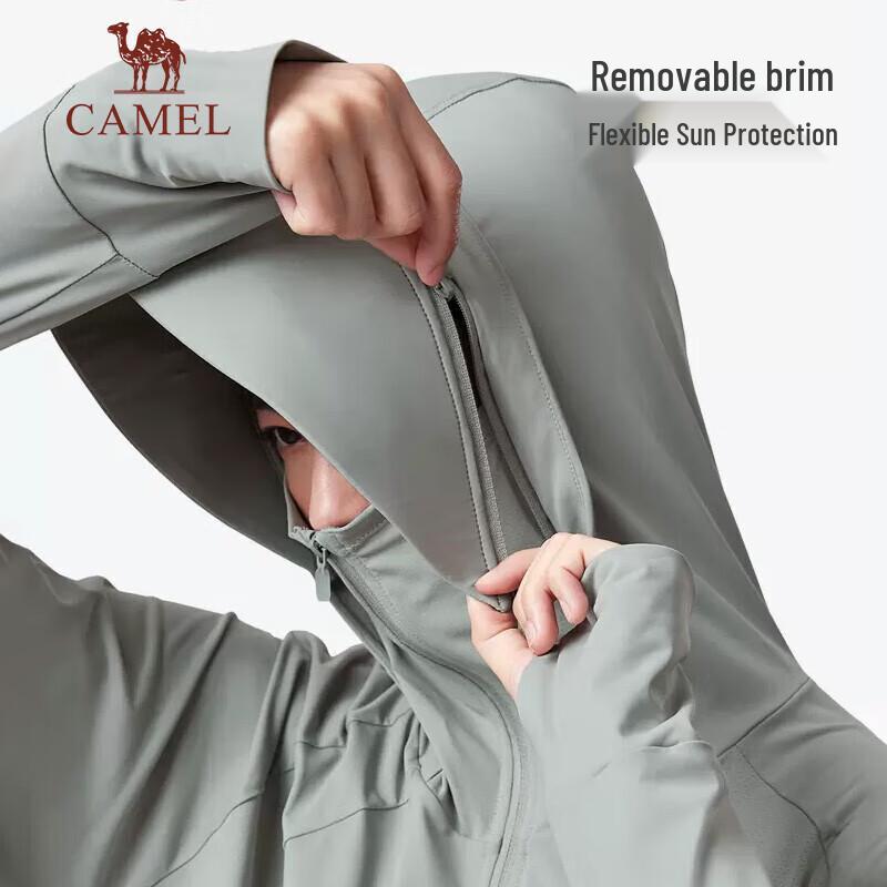 CAMEL Women's UPF50+ Cool-Touch Knit Sun Protection Hoodie