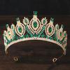 Luxury Rhinestone Tiaras and Crowns Royal Queen Tiara Diadem Wedding Crown Hair Jewelry Prom Pageant Costume Accessories