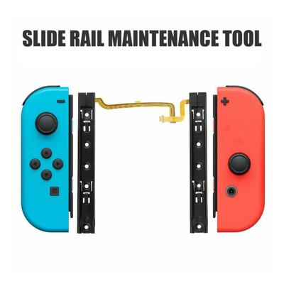 Yousheng 1/2Pcs Replacement Rail Slider Set Flex Cable Metal Structure Simple Installation Handle Slide Rail DIY Repair Tool for Nintendo Switch