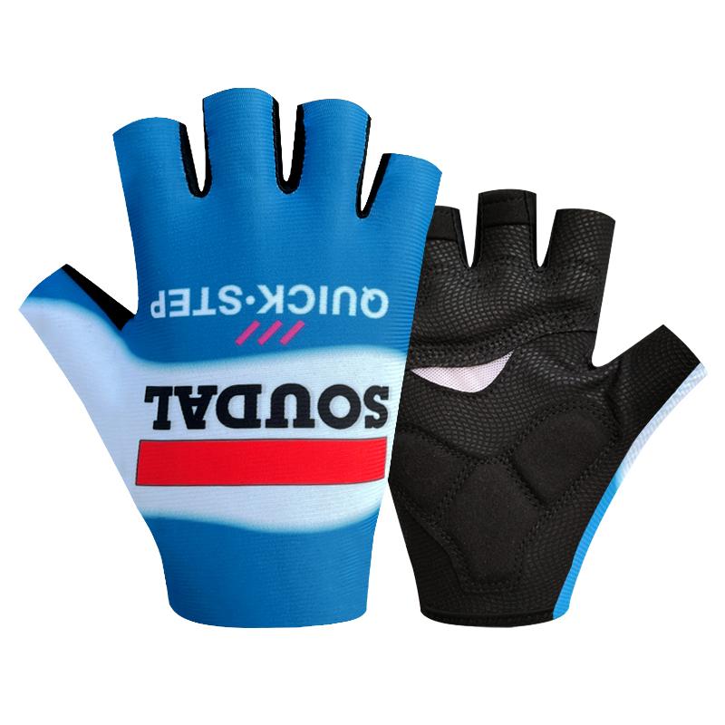 Pro Team 2026 Breathable Cycling Gloves UAE ITALY Road Bike Gloves Men Sports Half Finger Anti Slip MTB Bicycle Glove