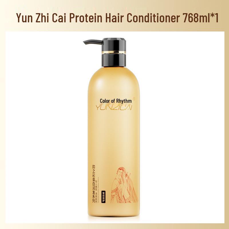 Yun Zhi Nourishing Hair Shampoo and Protein Conditioner Duo for Smooth, Deep-Cleansing, and Moisturizing Hair