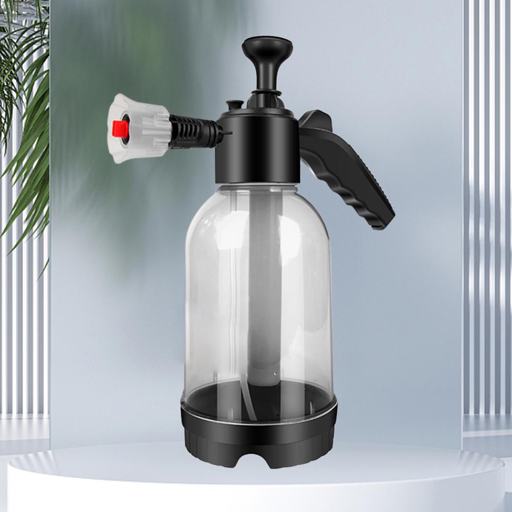 2L Large Capacity Foamer Sprayer Bottle Portable Dual-use Manual Watering Flower Pot Rich Delicate Foam Auto Cleaning Tool