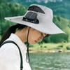Dual Fan Solar Fan Hat 3 Speeds Fishing Bucket Hat Convenient Summer Fan Visor Cap  Sport