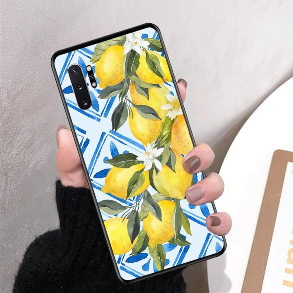 Fruit Lemon Phone Case For Samsung Note 8 9 10 20 Pro Plus Lite M 10 11 20 30 21 31 51 A 21 22 42 02 03
