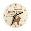 Tibetan Mastiff, Do Khyi - Clock with Dog, Wooden Clock with Engraving, Personalised Clock by