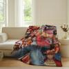 Game S Street F Fighter Blanket For Sofa Office Bed Plane Travel Sleep Read Relax Camping Soft And Warm