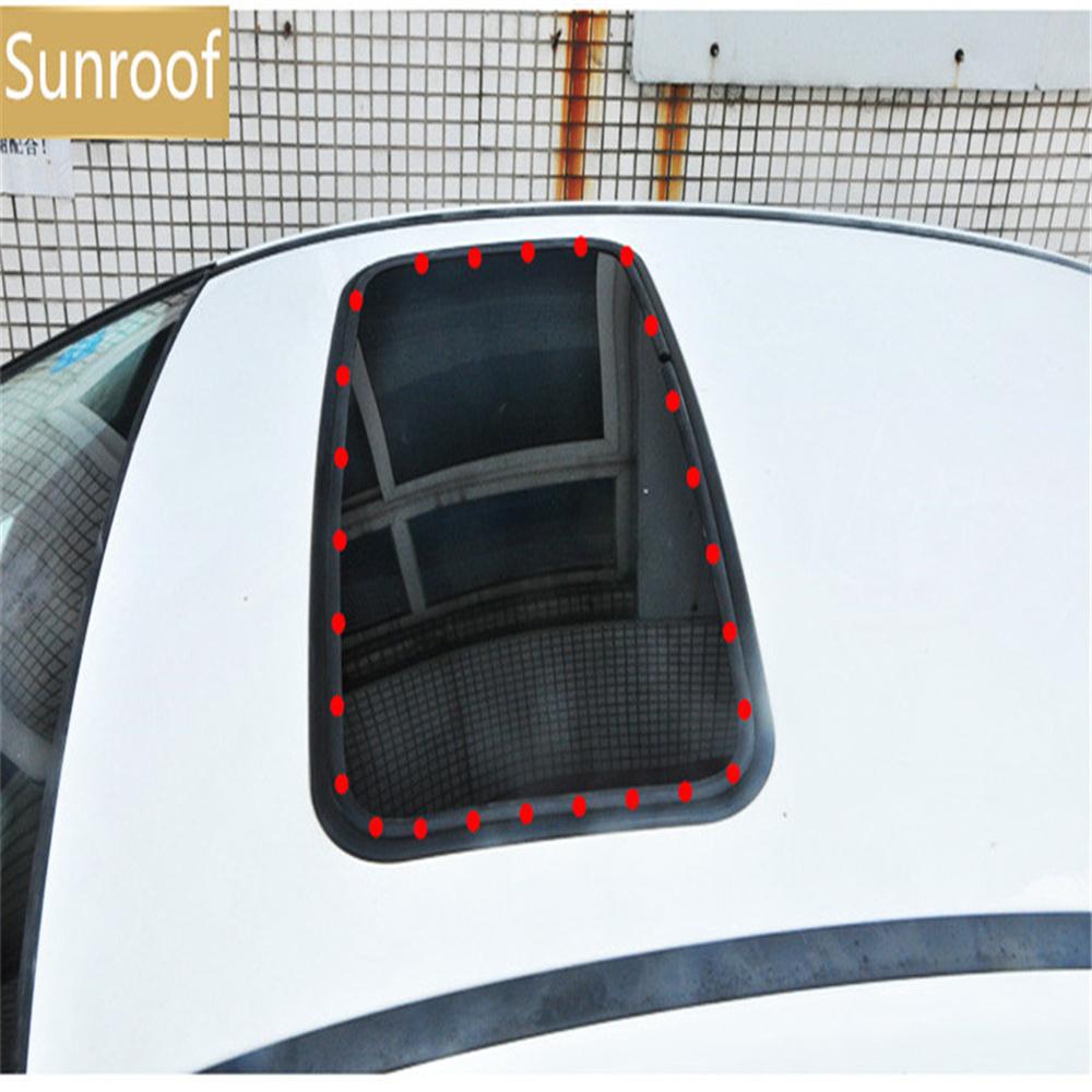 Car Sunroof Windshield Sealing Strips Trim Moulding Soundproof EPDM Rubber Seal