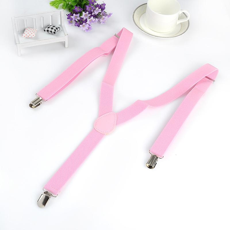 Men'S Adjustable 1 Inch Wide Y Shape Elastic Hanging Pants Suspenders Daily Dressing Accessories Strong Metal Clips Unisex