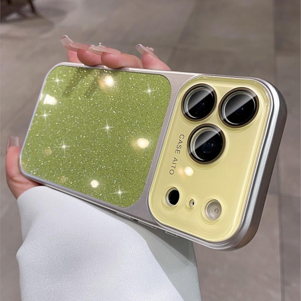 Bling Glitter Hoesje voor Apple iPhone 17 16 15 14 13 Pro Max Mat Schokbestendig Kristal Grote Camera Bescherming Zachte Bumperhoes