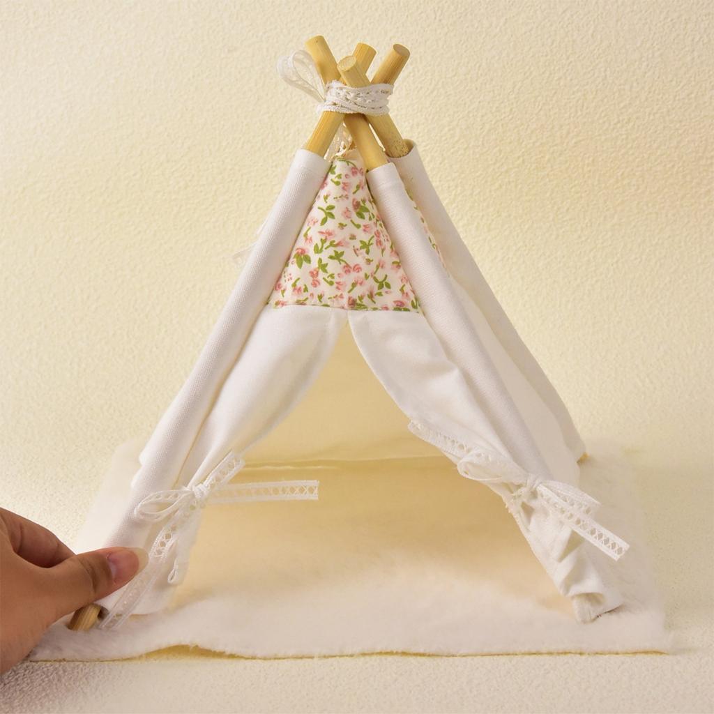 Cotton Miniature Camping Tent Doll House Furniture 1/12 Cotton Playtent Ball Jointed Doll Accessory Scene Display Props