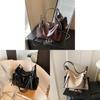 Street Style Pu Large Tote Bag For Women With Zipper Closure And Inner Phone Pocket