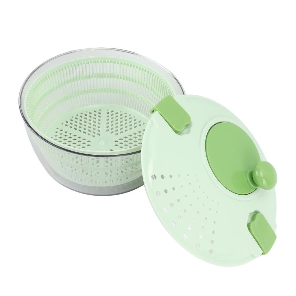 Salad Spinner Plastic Time Saving Fast Mixing Washable Rotatable Veggie Washer for Kitchen