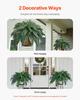 Artificial Boston Fern Large Plastic Fern 88 Branches Indoor Outdoor Decor