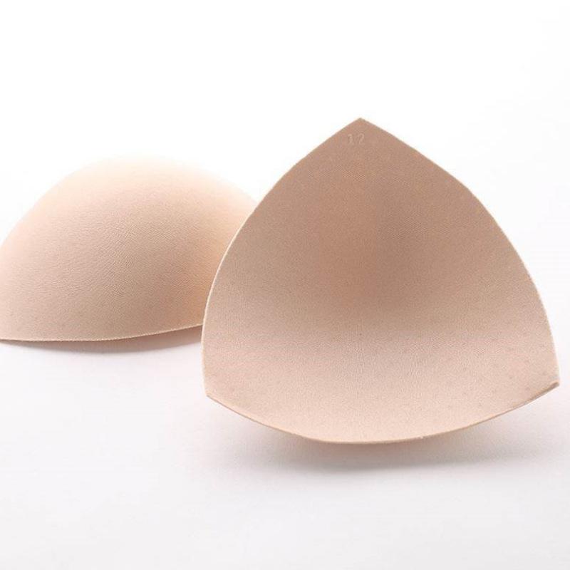2Pcs/1Pair Sponge Push Up Bra Pads Set for Women Invisible Insert Swimsuit Bikini Breast Enhancers Chest Cup Pads Accessories