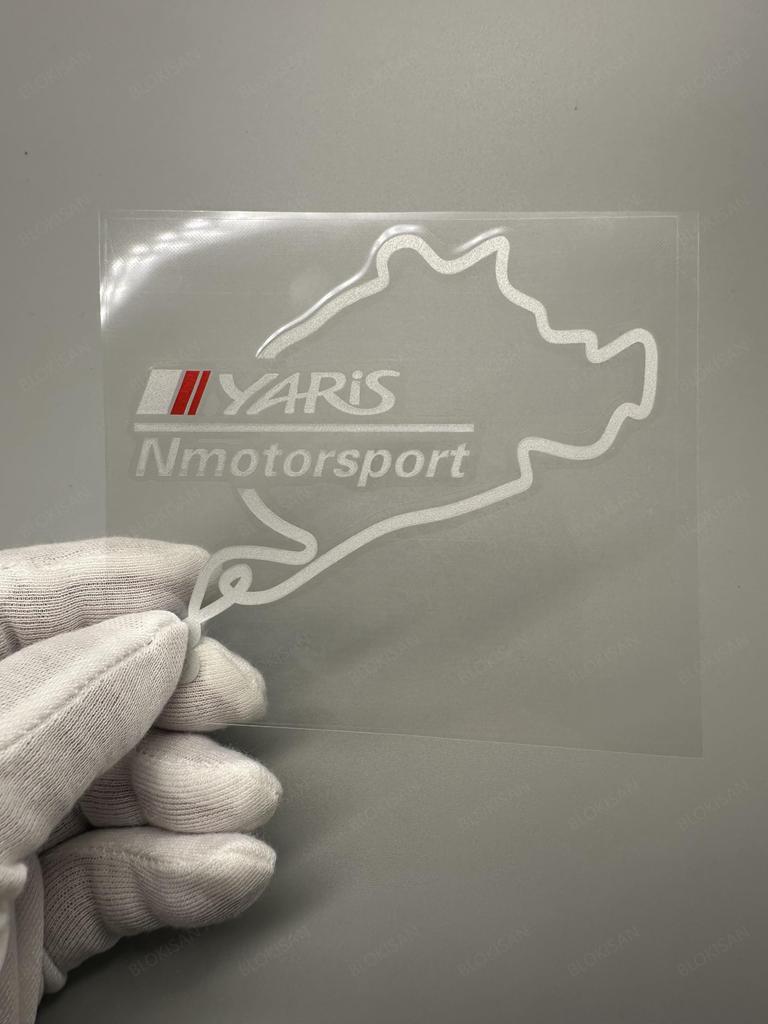 Yaris Fuel Outlet Cover Sticker Rear Glass Rear XP210 MXPA10 MXPA12 MXPA15 MXPH10 Fuel