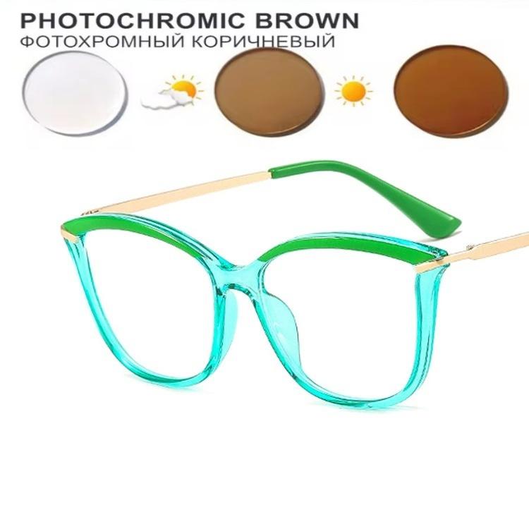 Anti-blue Light Glasses Women Stylish Photo Shoot Trendy Eye Glasses Frame
