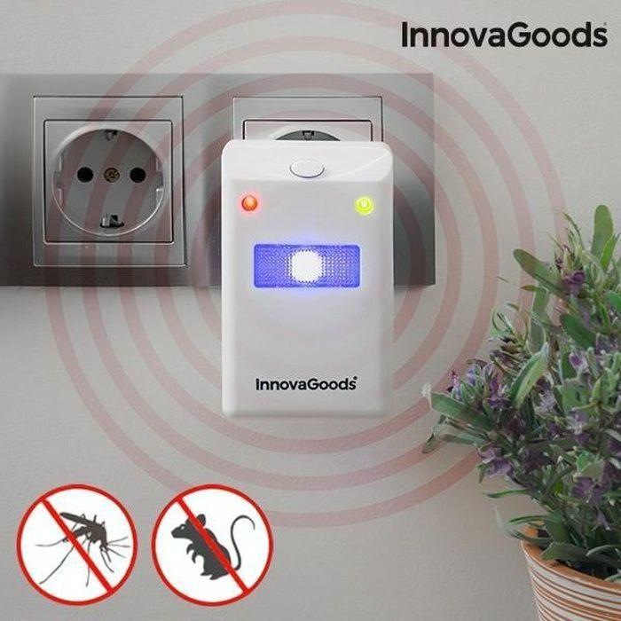 Elektrischer LED-Mücken- und Nagetiervertreiber – Abweisende Steckdose gegen Mücken, schädlingsfreie Barriere gegen Insekten und Nagetiere