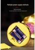 Lotus LED Seven-Color Guanyin Offering Lamp - Plug-in Everlasting Bodhisattva Light for Home