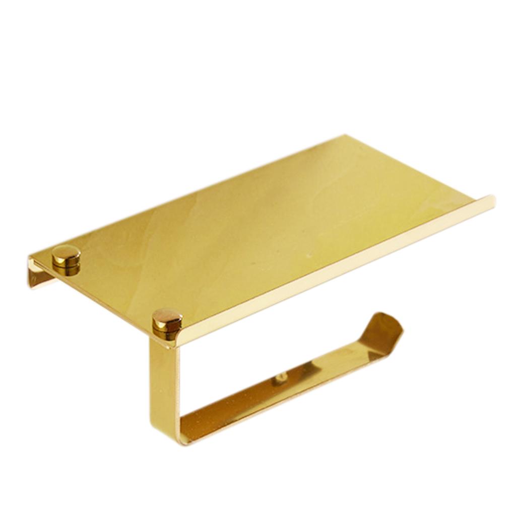 Nerezový držák na toaletní papír Odolný Vodotěsný Držák na telefon do koupelny Nástěnný Držák na krabičku s ubrousky Držák na roli papíru