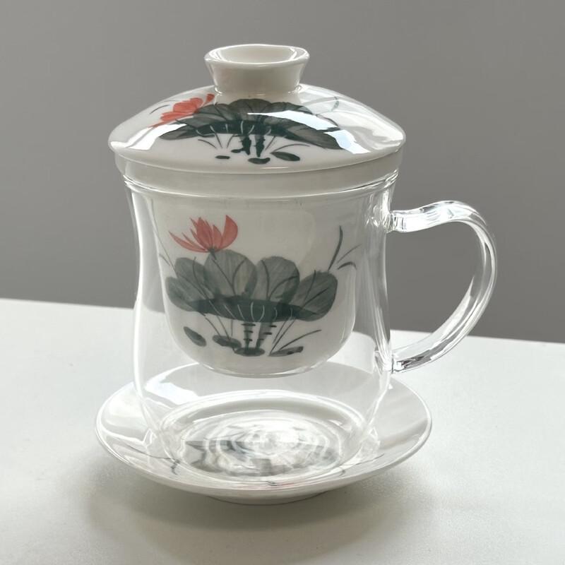 

Shangqi Heat-Resistant Borosilicate Glass Teacup Set