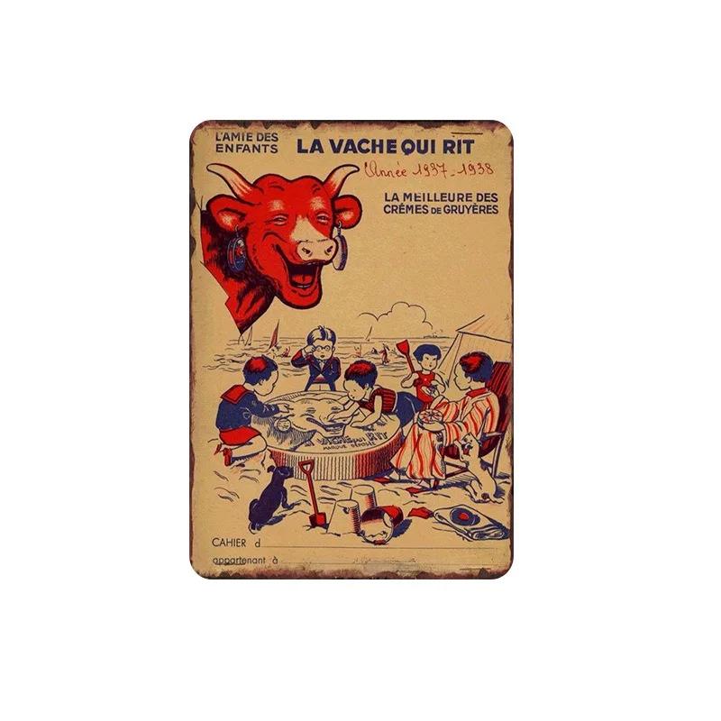 Metal Tin Poster Cartoon Figure Retro Metal Tin Sign Plaque Poster for Bar Club Wall Decor Retro Home Vintage Wall Plate Pendant