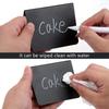 12Pcs/Pack Mini Chalkboards Rectangular Blackboard Double Sided Chalkboards Wedding Birthday Party Home Decor Sign Message Board
