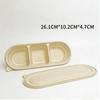 Eco-Friendly Corn Starch Biodegradable Disposable Food Containers with Lids