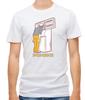 241543903 Heads In Freezers Famous W/B Short Sleeve Men T Shirt L810