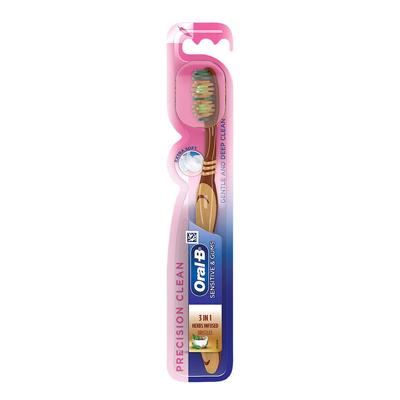 Extra weiche Zahnbürste für empfindliches Zahnfleisch, Zahnbürste Sensitive & Gums Precision Clean Extra Soft,