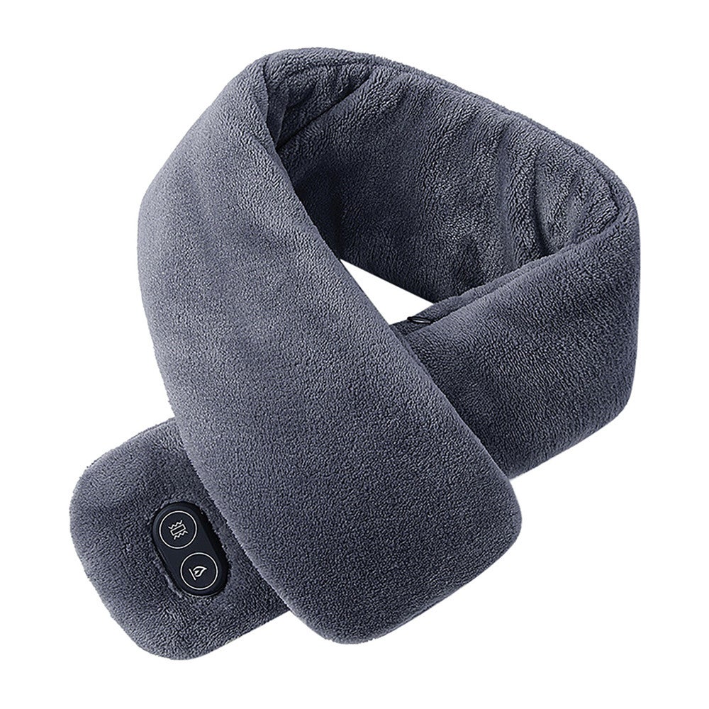 Écharpes et châles d'hiver pour hommes et femmes, écharpe chauffante électrique USB, 3 vitesses, 4 modes de massage, chauffe-cou réglable, chauffant