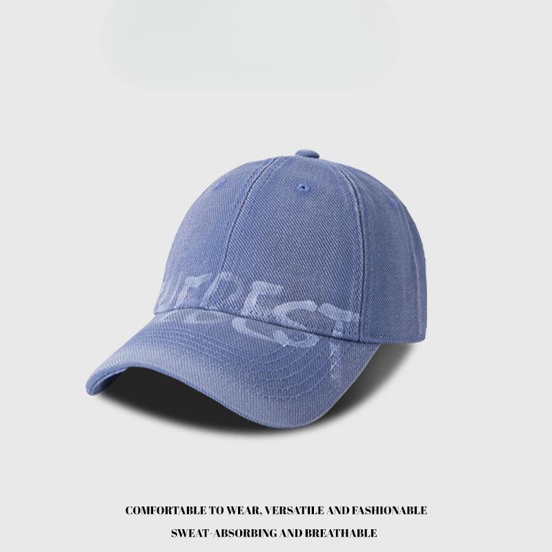 Hat Women European and American Retro Cowboy English Letters Foreign Trade Baseball Hat Graffiti Hat Men British Baseball Cap