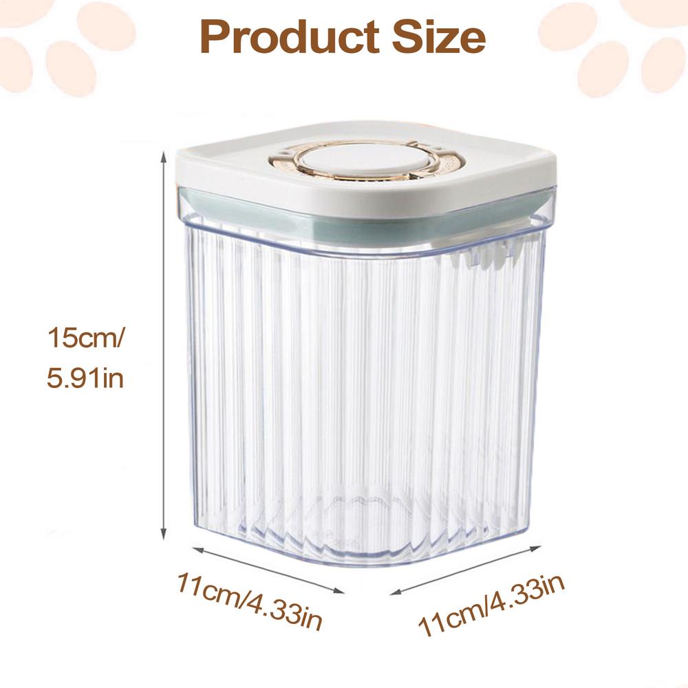Pet Food Container Airtight Food Storage Containers Milk Powder Box Stackable Bins Large Kitchen Organizer Pantry Organization