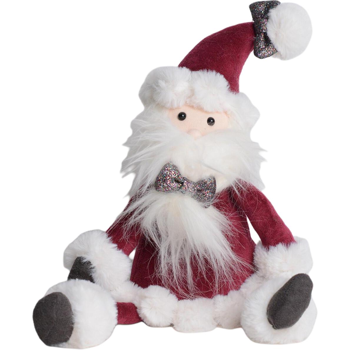 

JELLYCAT Christmas Series Red Bowknot Santa Claus Dolls Plush Doll 34cm High