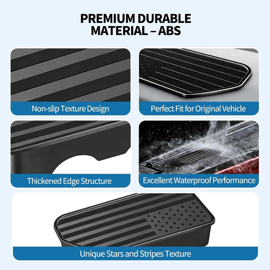 2 PCS Truck Bed Rail Stake Pocket Covers for GMC/Chevy Accessories | Stake Pocket Plugs for 2023-2026 Chevy Colorado/GMC Canyon, 2019-2025
