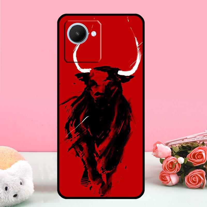 Bullfight Bull Fighter For Realme 12 Pro Plus 9 10 11 GT5 Pro GT Neo5 C21Y C25s C30 C31 C33 C35 C51 C53 C55 Case