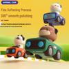 Douyin Style Cute Animal Toy Car - Durable, Press-Powered, Sliding Design for Parent-Child Interaction - Cartoon Gift for Boys & Girls