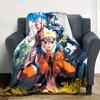 Naruto Team Adventure Flannel Blanket Super Soft Warm Cozy Blanket For Sofa Bed Office Travel Allseason Home Decor Gift