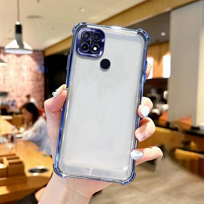 Airbag Shookproof Lens Case For Realme GT 5G 7 7T 14X 11 12 Pro Plus 12X 14 14T 8 9 5 6i 7i C31 Plating Silicone TPU Clear Cover