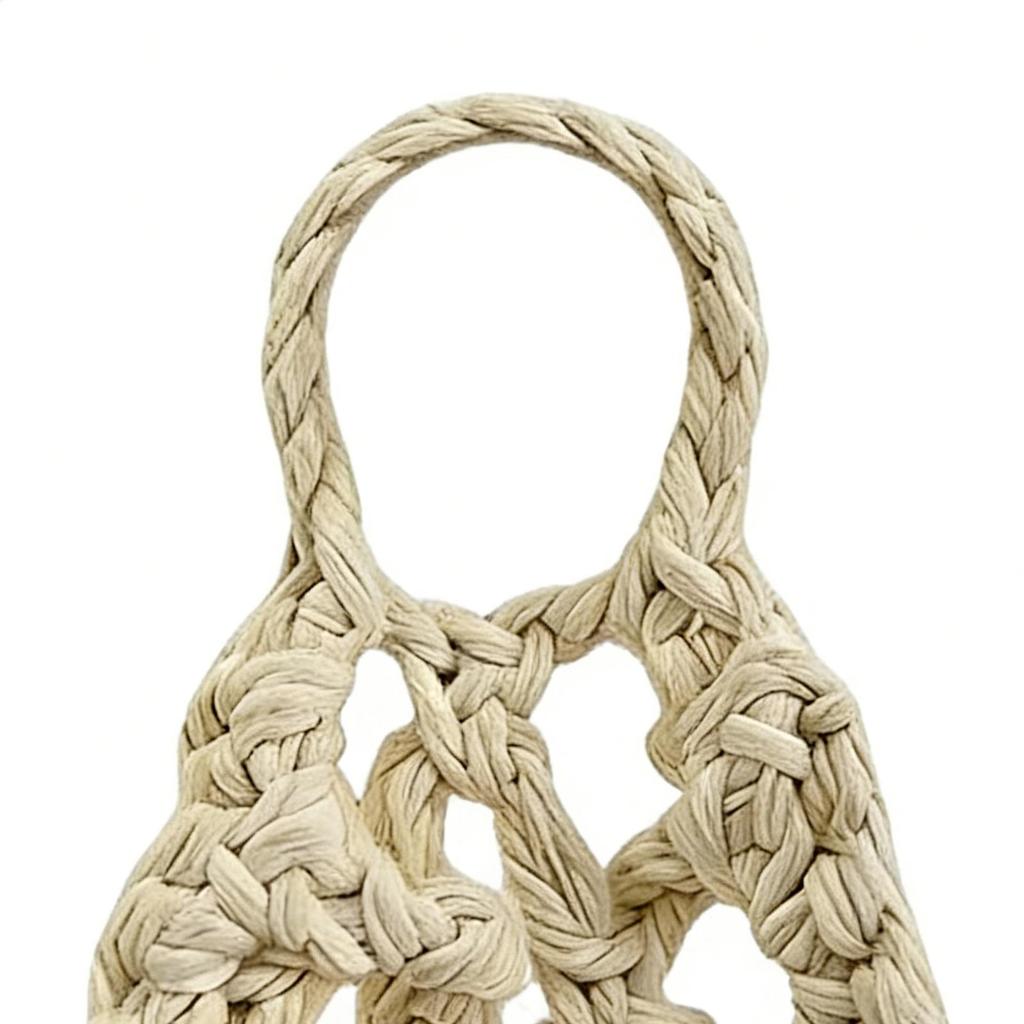Boho Macrame Plant HangerBasket  for Succulents Cotton Rope Woven Hanging Basket with Net Pouch Home Decoration Organizer