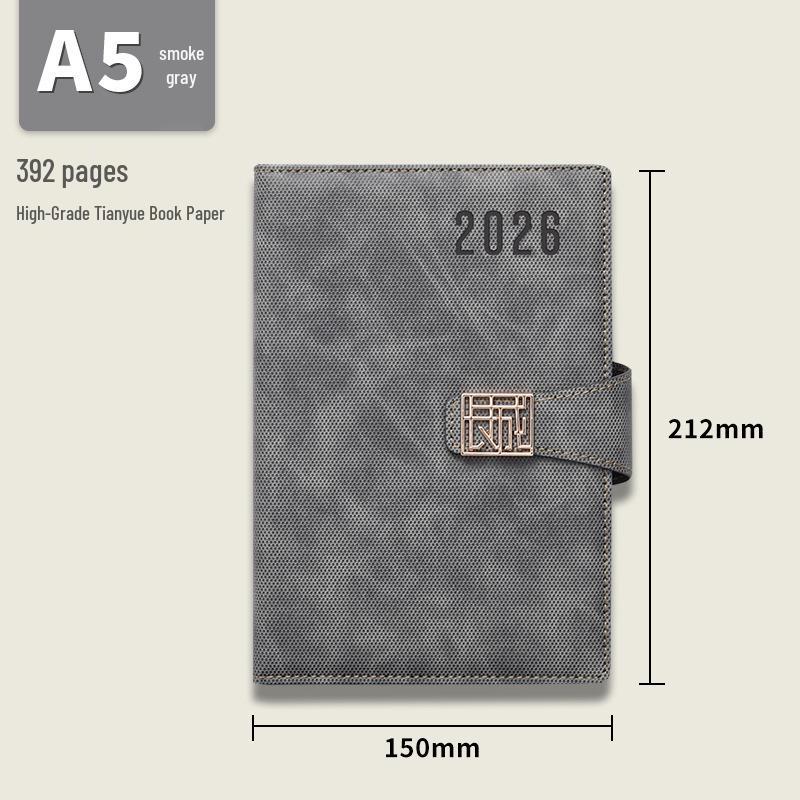 2026 Daily Planner & Business Notebook Set with Gift Box