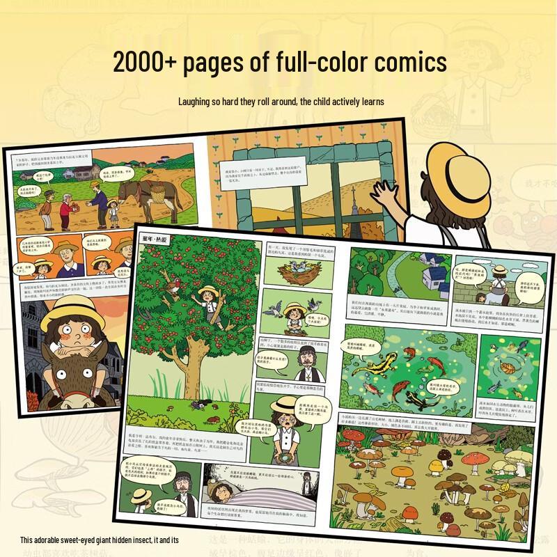 Fabre's Book of Insects Hardcover Comic Encyclopedia Set