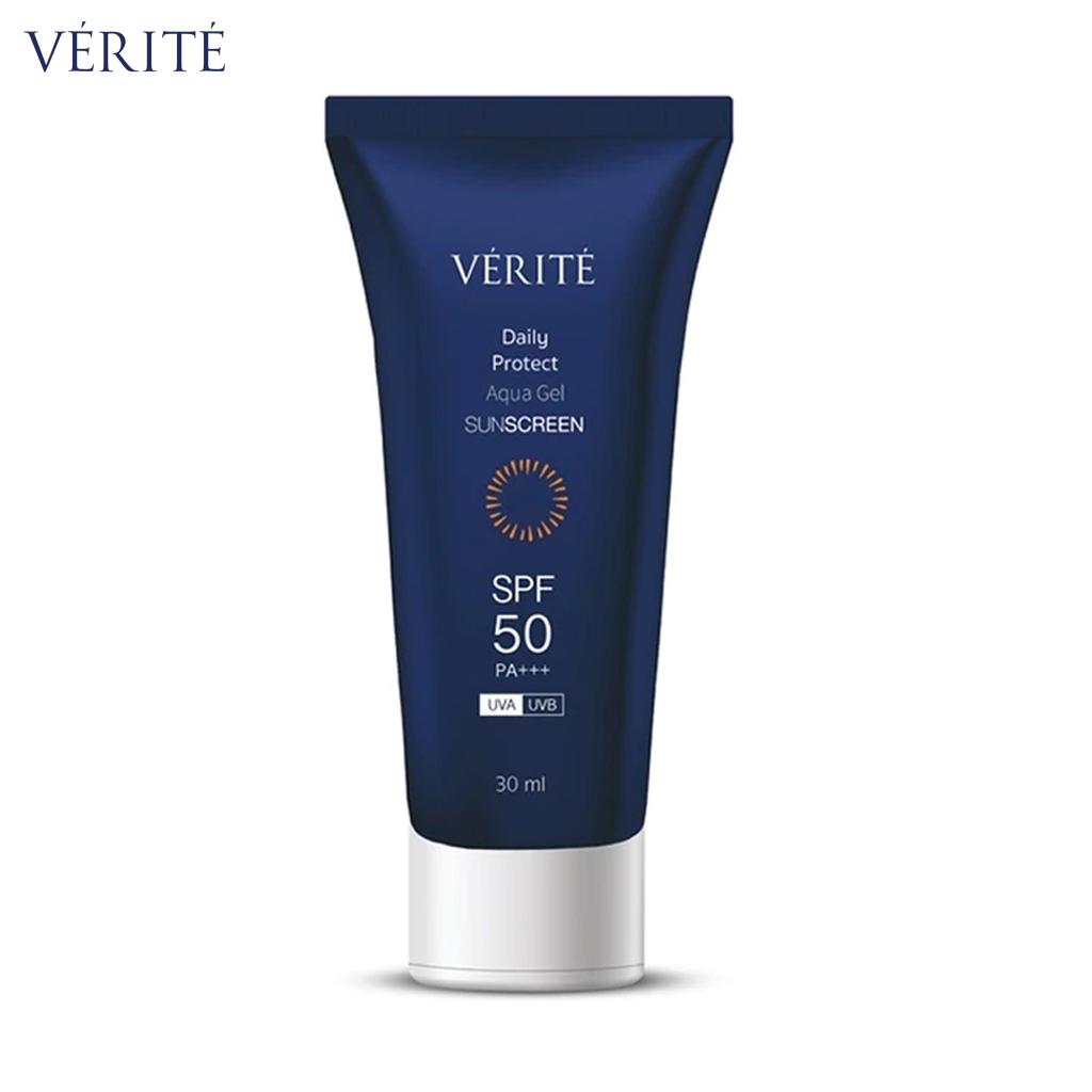 

VERITE Daily Protect Aqua Gel Солнцезащитный крем SPF50 PA+++, UVA, UVB 30 мл. - Уход за кожей 30 ml.