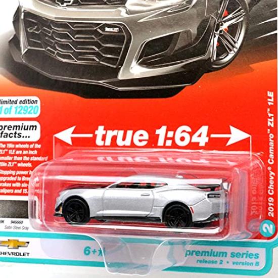 Auto World Scale Premium 2021 Release 2 B Chevrolet Camaro ZL1 1LE 164 "2019 (Stain Steel)"