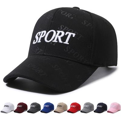 Lente Zomer Mannen Brief Borduren Baseball Cap Vrouwen Outdoor Sport Zonnescherm Zonnebrandcrème Cap Paardenstaart Panama Cap