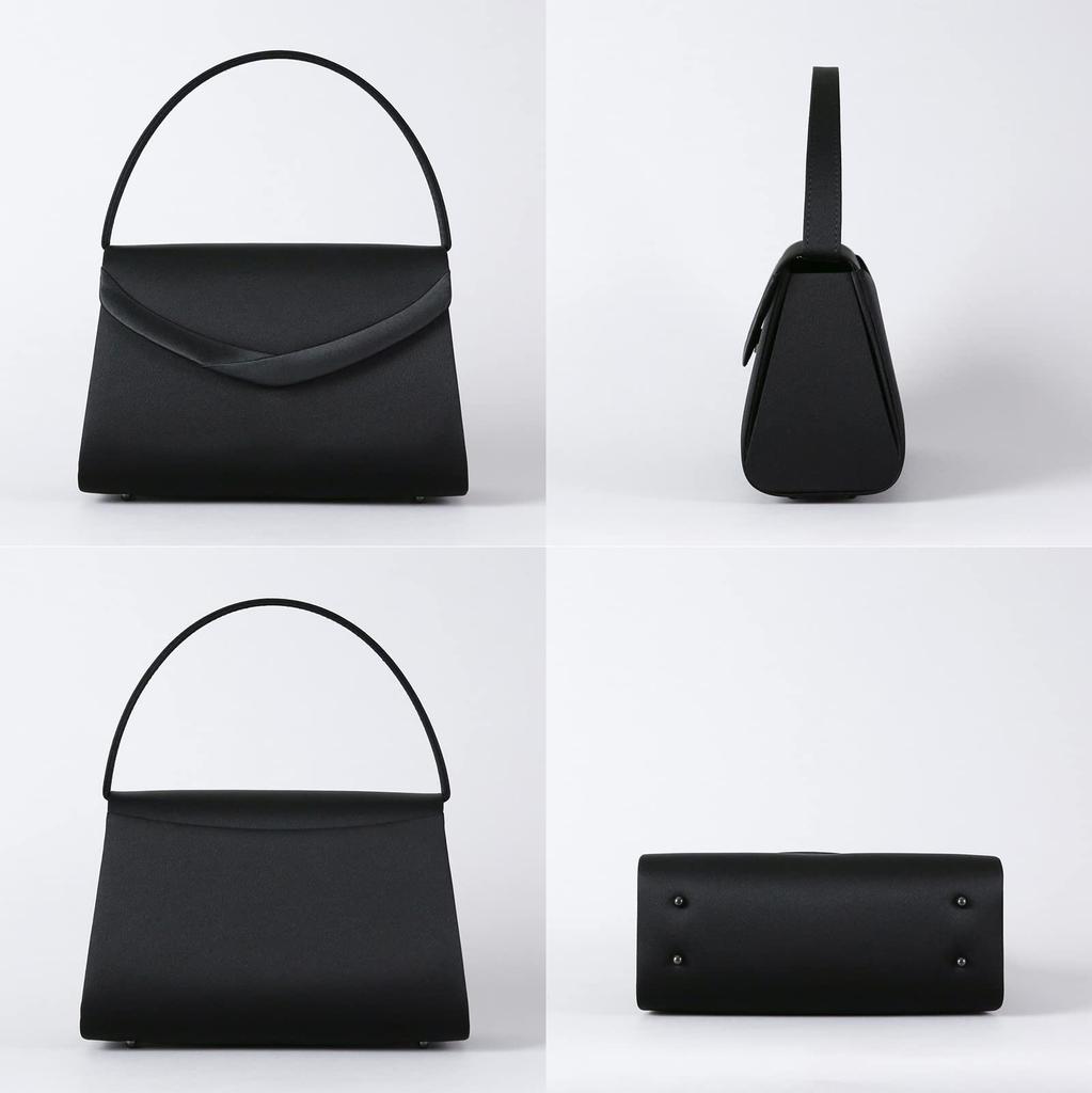 Iwasa Black Formal Bag for Made In Japan Women, (Type E)